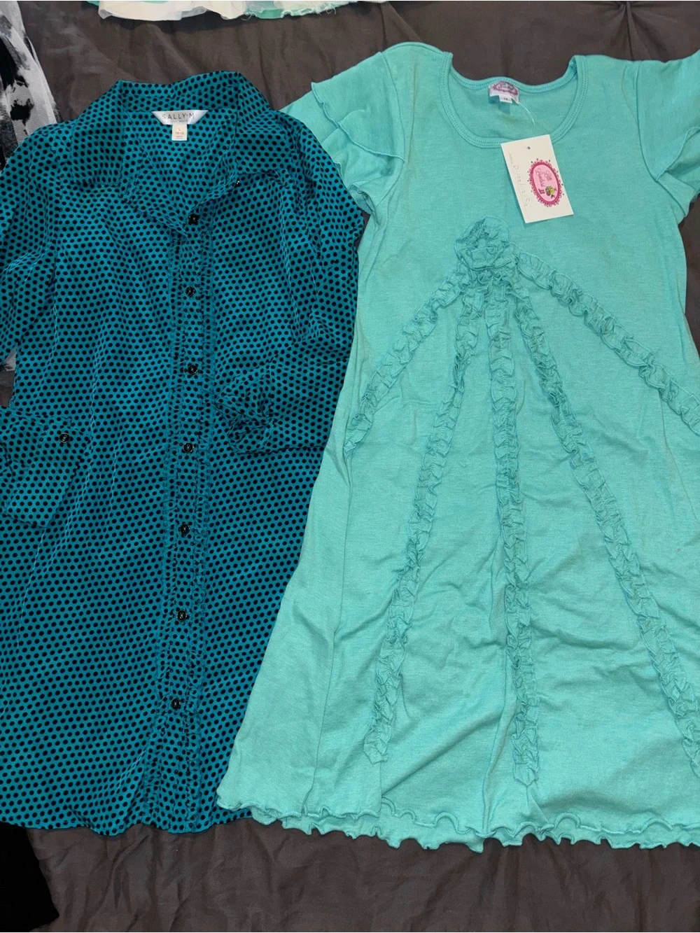 Kids size 10/12 5 PIECE LOT, dresses, all new, some with tags.